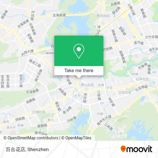 百合花店 map