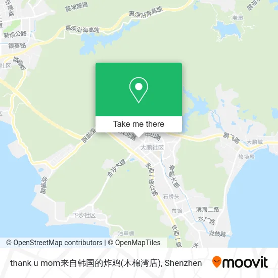 thank u mom来自韩国的炸鸡(木棉湾店) map