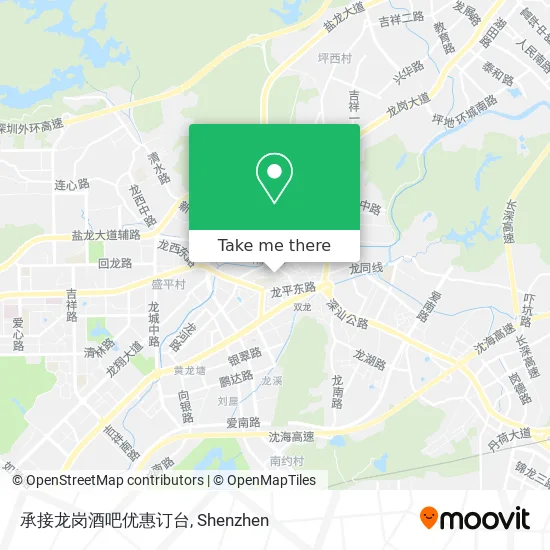 承接龙岗酒吧优惠订台 map