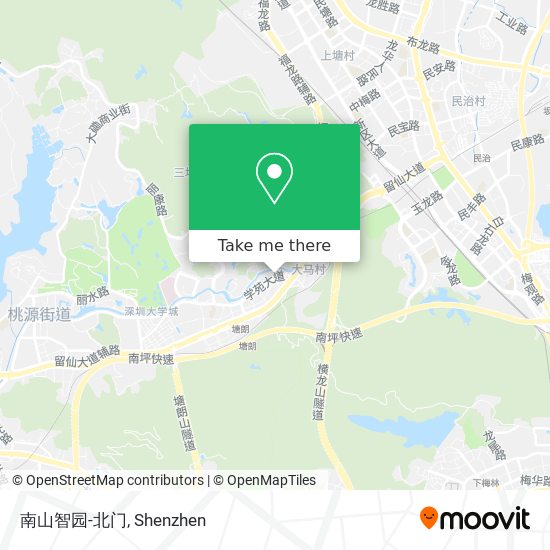 南山智园-北门 map
