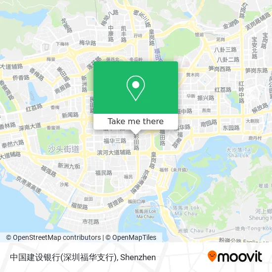 中国建设银行(深圳福华支行) map