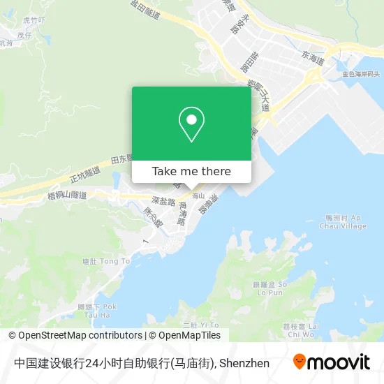 中国建设银行24小时自助银行(马庙街) map