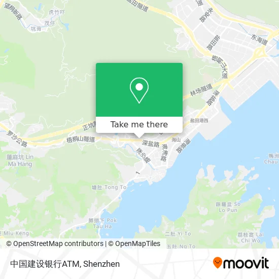 中国建设银行ATM map