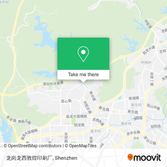 龙岗龙西敦煌印刷厂 map