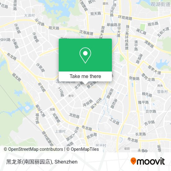 黑龙茶(南国丽园店) map