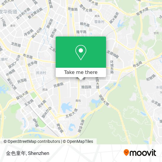 金色童年 map