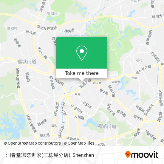 润春堂凉荼世家(三栋屋分店) map