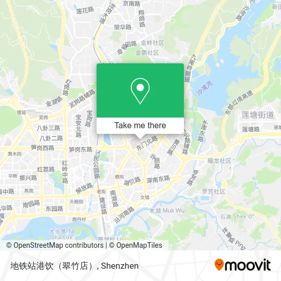 地铁站港饮（翠竹店） map