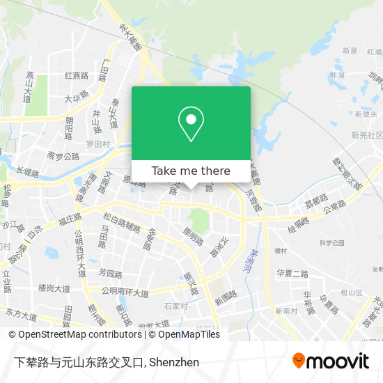 下辇路与元山东路交叉口 map