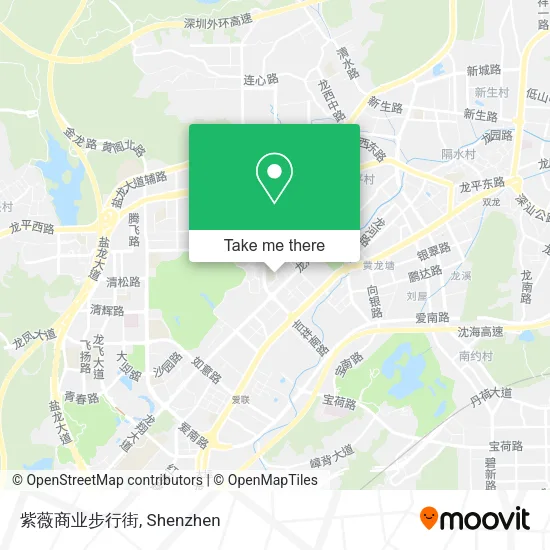 紫薇商业步行街 map