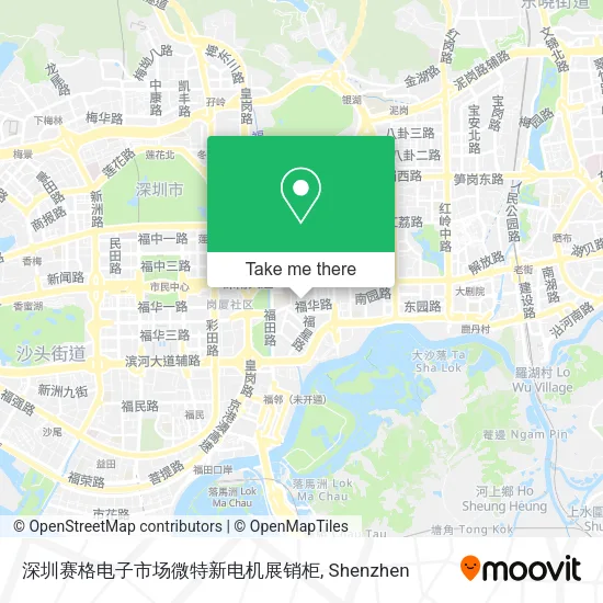 深圳赛格电子市场微特新电机展销柜 map