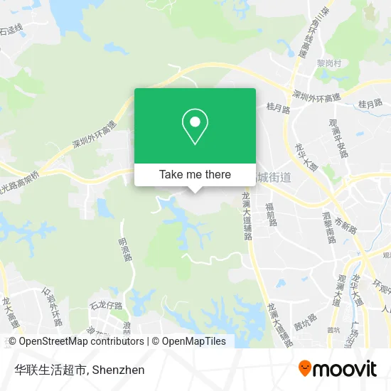 华联生活超市 map