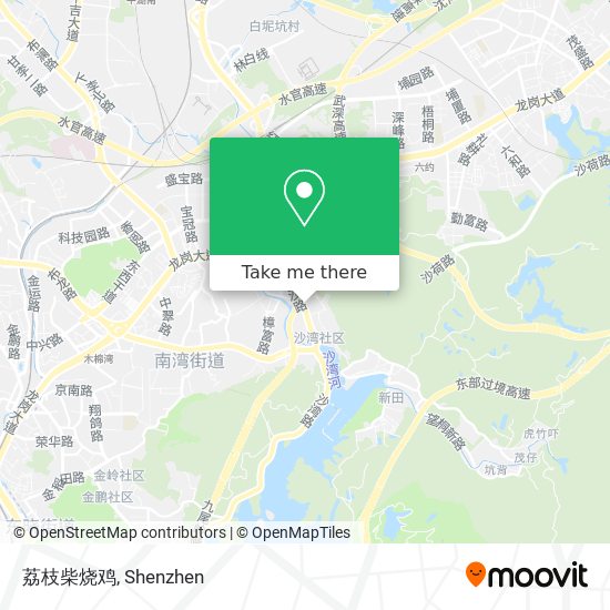 荔枝柴烧鸡 map