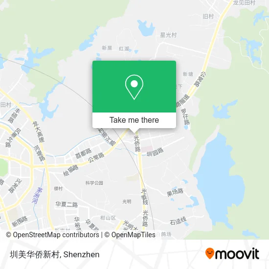 圳美华侨新村 map