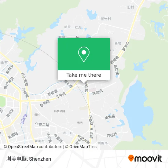 圳美电脑 map