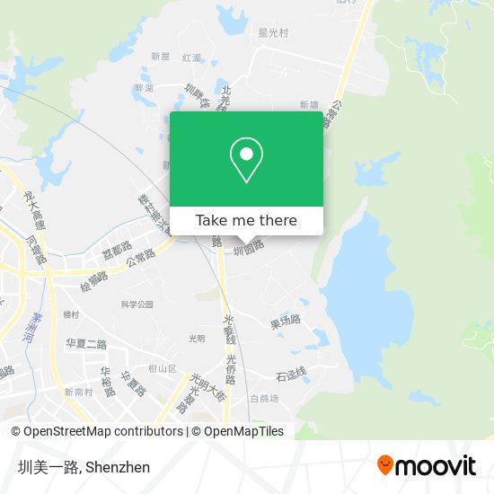 圳美一路 map