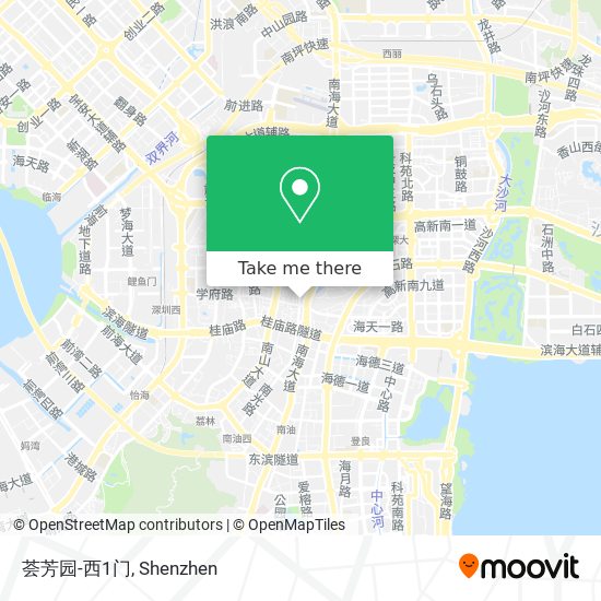 荟芳园-西1门 map