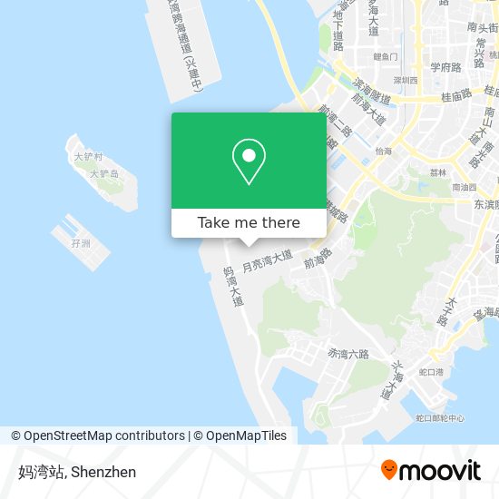 妈湾站 map