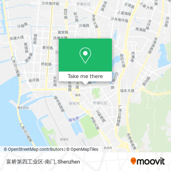 富桥第四工业区-南门 map