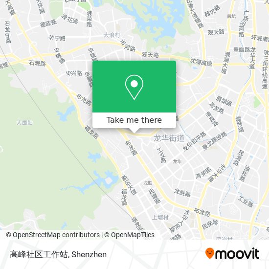 高峰社区工作站 map