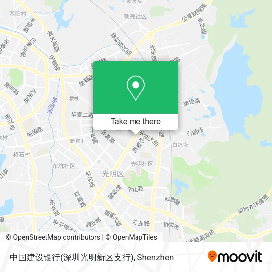 中国建设银行(深圳光明新区支行) map