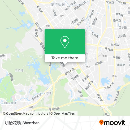 明治花场 map