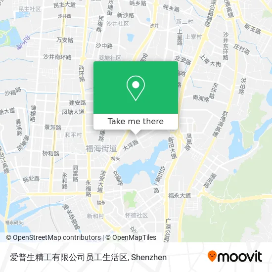 爱普生精工有限公司员工生活区 map