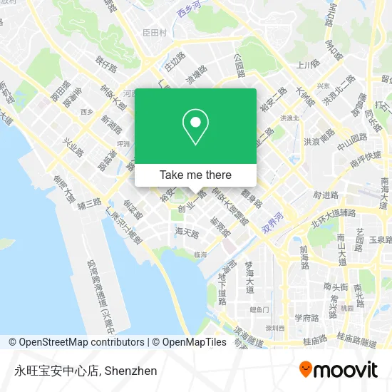 永旺宝安中心店 map