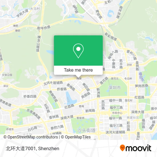 北环大道7001 map