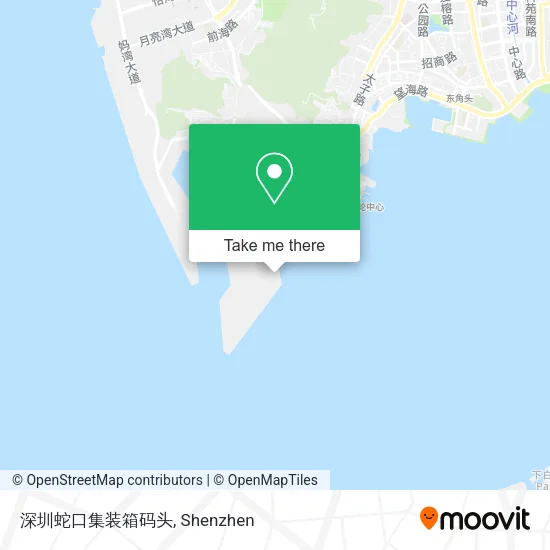深圳蛇口集装箱码头 map