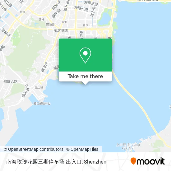 南海玫瑰花园三期停车场-出入口 map