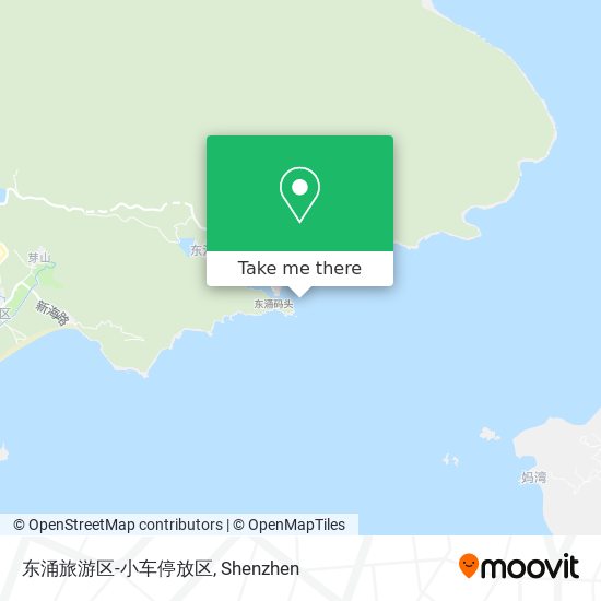 东涌旅游区-小车停放区 map