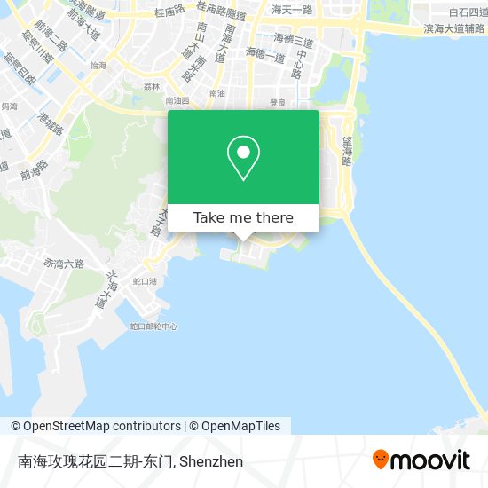 南海玫瑰花园二期-东门 map