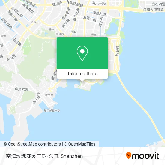 南海玫瑰花园二期-东门 map
