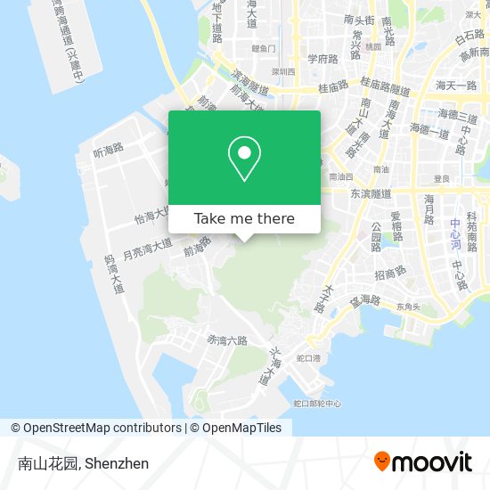 南山花园 map