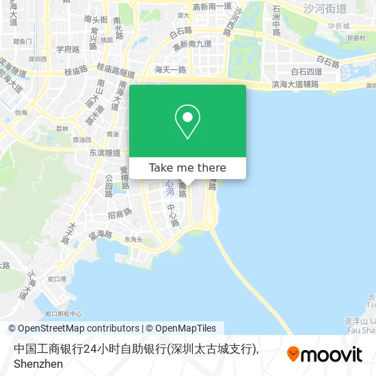 中国工商银行24小时自助银行(深圳太古城支行) map
