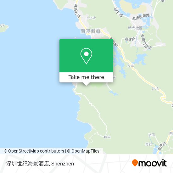 深圳世纪海景酒店 map