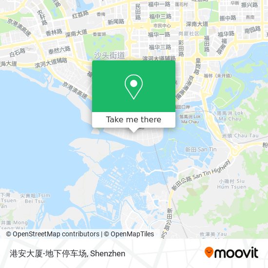 港安大厦-地下停车场 map