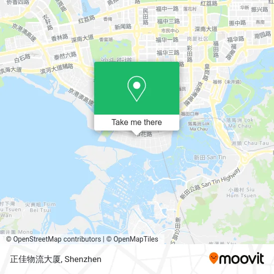 正佳物流大厦 map