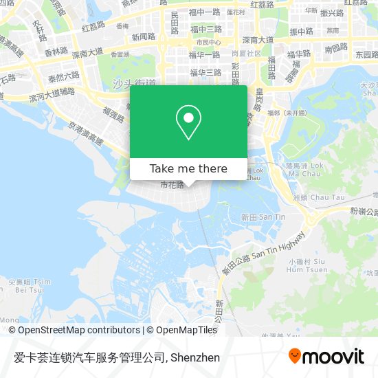 爱卡荟连锁汽车服务管理公司 map