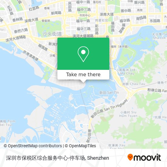 深圳市保税区综合服务中心-停车场 map