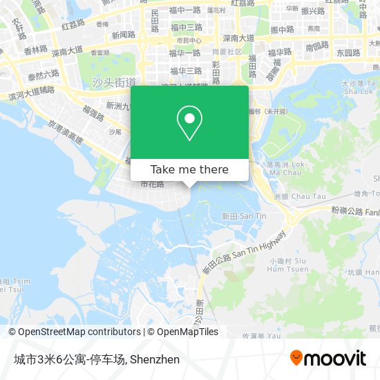 城市3米6公寓-停车场 map