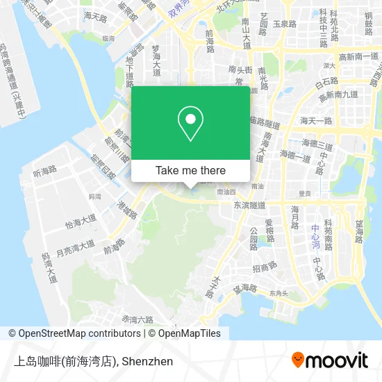 上岛咖啡(前海湾店) map
