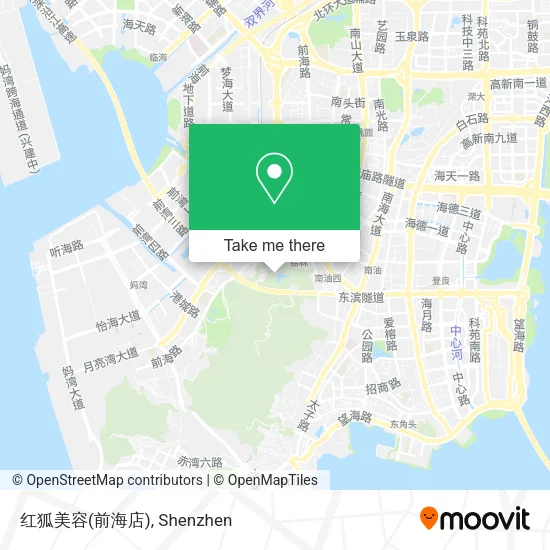红狐美容(前海店) map