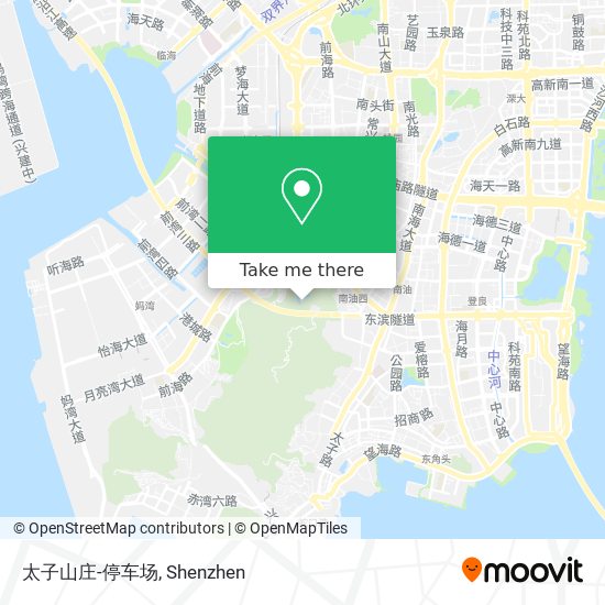 太子山庄-停车场 map
