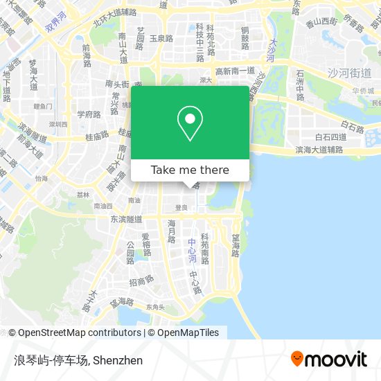 浪琴屿-停车场 map