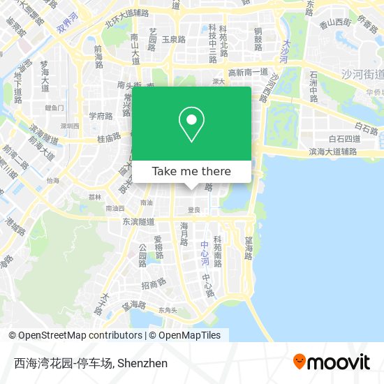 西海湾花园-停车场 map