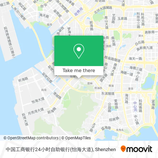 中国工商银行24小时自助银行(怡海大道) map