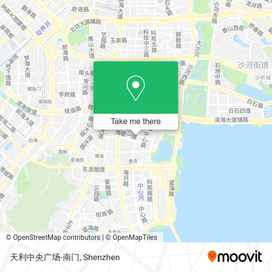 天利中央广场-南门 map