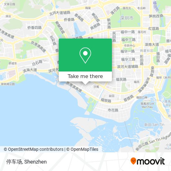 停车场 map